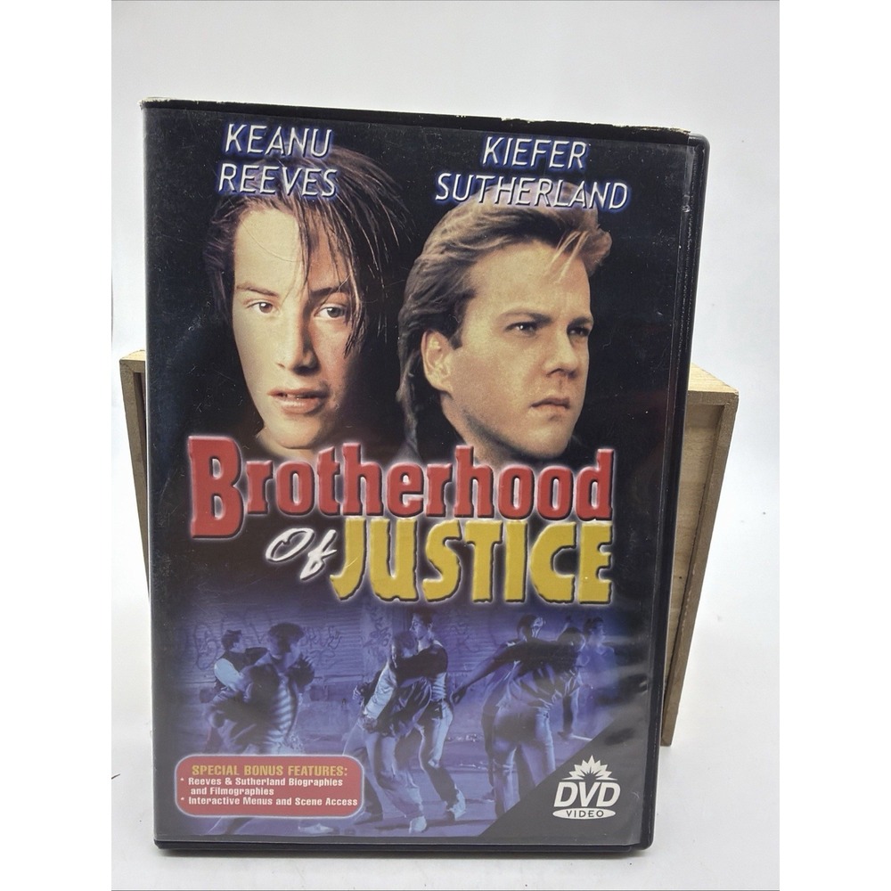 Brotherhood‎ of Justice DVD 1986 Keanu Reeves Kiefer Sutherland Action Movie